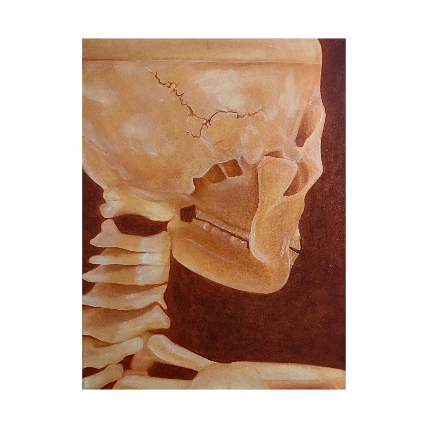 Skeletal Study Matte Poster